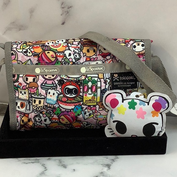 NWT- tokidoki for LeSportsac Small Flip Hobo crossbody. - Picture 2 of 5